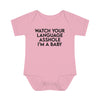 Infant Baby Rib Bodysuit